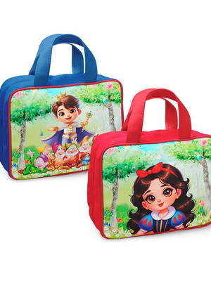 Lancheira personalizada branca de neve
