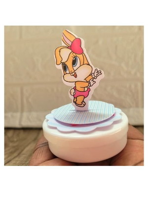 Aplique em 3d em pé para latinha, caixinha looney tunes