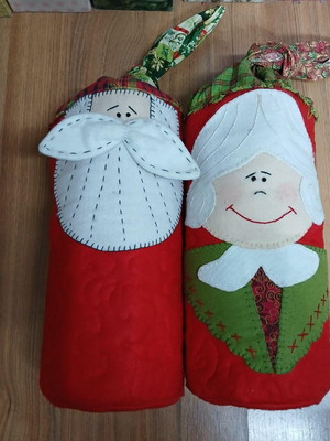 Casal noel de natal .