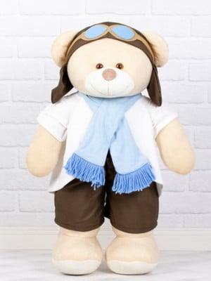 Porta fraldas urso aviador