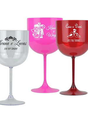 Taça gin personalizadas casamento festas