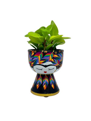 Cachepot frida feathers gg