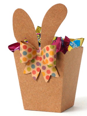 Caixinha kraft cachepot páscoa bombom doce - cx032 k