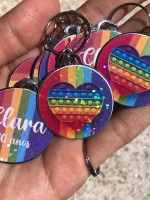 Chaveiro personalizado fidget toys party
