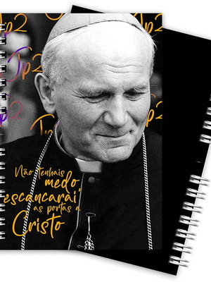 Caderno de oração - jp2 'não tenhas medo'