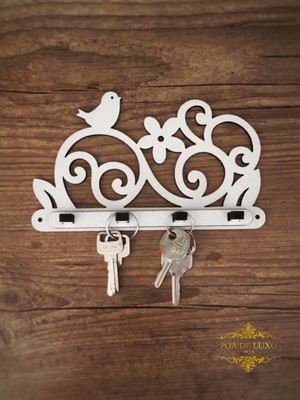 Porta chaves mdf passarinho