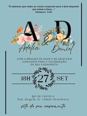 Convite de casamento - virtual