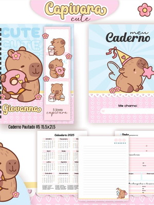 Caderno capivara