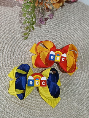 Laço infantil escolar abc/volta às aulas