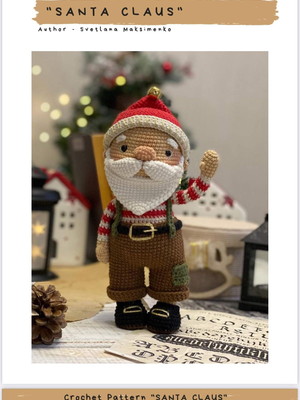 Apostila digital em pdf receita amigurumi papai noel e rena