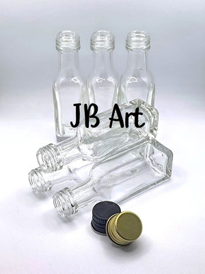 Kit com 10 garrafinhas para lembrancinha - 20ml (vidro)