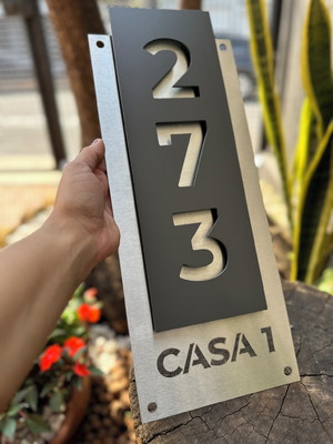 Algarismo residencial acm com acm - 3 dígitos 17x43