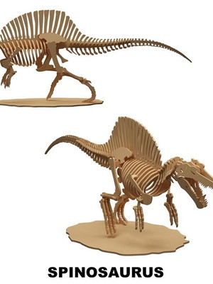 Dinossauro espinosauro anatomico quebra cabeças 3d