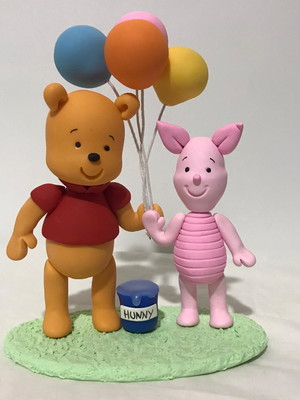 Topo do bolo ursinho pooh