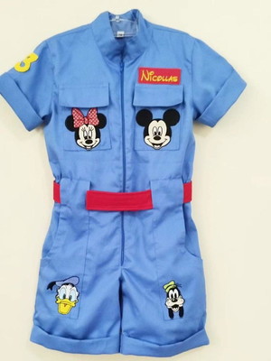 Macacão turma mickey