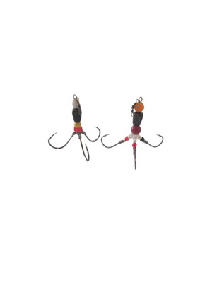Tesourinha triplo artesanal p/ pesca de fisga kit c/ 2 und.
