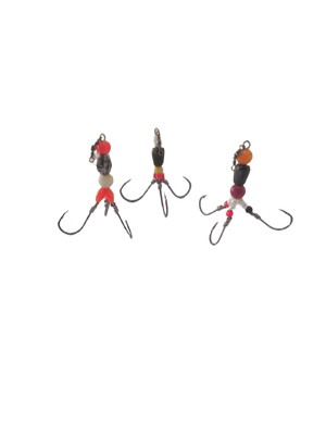 Tesourinha triplo artesanal p/ pesca de fisga kit c/ 3 und.