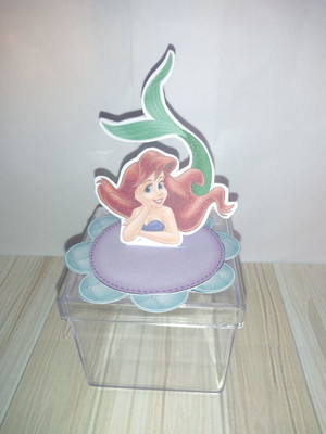 Apliques 3d ariel com 10 unidades