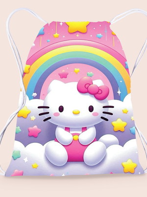 Mochilinha hello kitty sem personalização