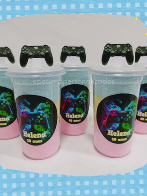 Algodão doce no copo- video game