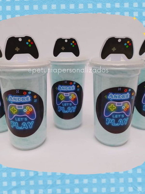 Algodão doce no copo- video game