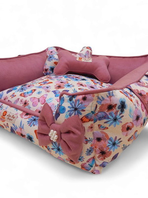 Cama pets quadrada 60x60 com alças