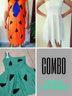 Combo família flintstones