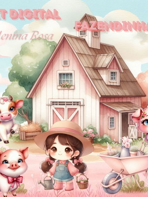 Kit digital fazendinha menina rosa