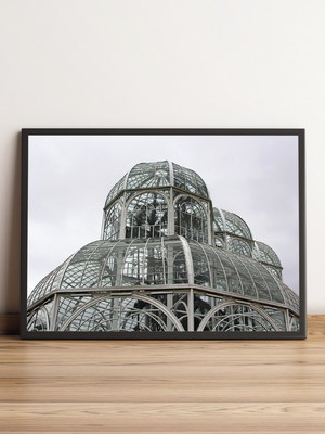 Quadro de estrutura de vidro e arquitetura moderna 662