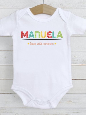 Body infantil nomes de bebê manuela significado