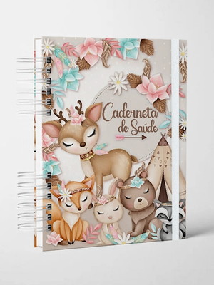 Caderneta de saúde personalizada - floresta