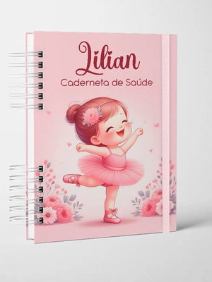 Caderneta de saúde personalizada para meninas