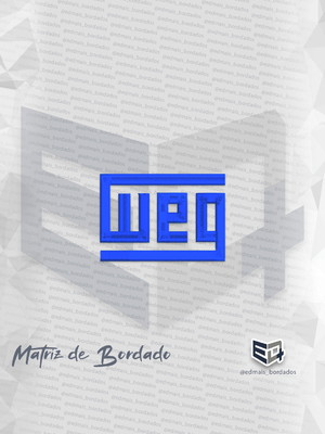 Matriz de bordado weg logo