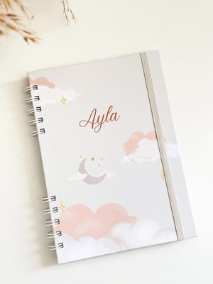 Caderneta de saúde personalizada | céu delicado