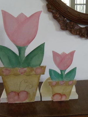 Kit tulipas em mdf
