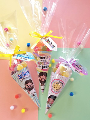 Cone personalizado dia das crianças