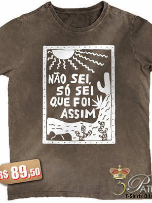 Camiseta auto da compadecida em 100% algodão premium marmori