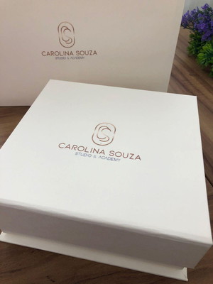 Caixa cartonada 10x10x3cm personalizada