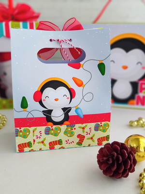Sacola personalizada natal