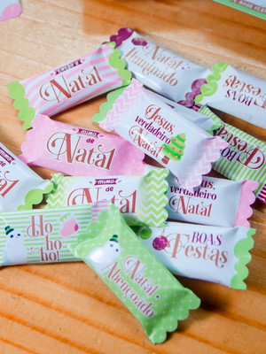 Bala personalizada natal