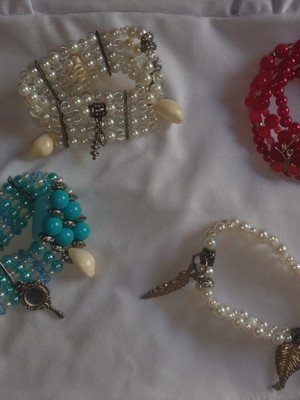 Lindos braceletes