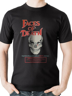 Camiseta camisa cinema filme faces da morte anos 70