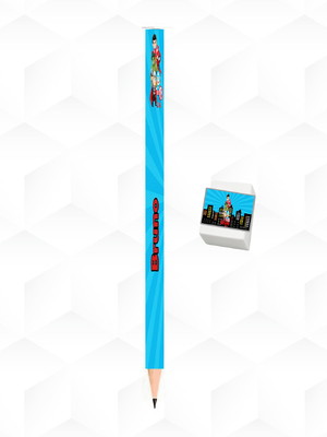 Lápis e borracha vingadores personalizado