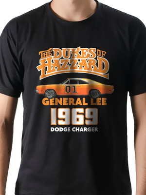 Camiseta série dukes of hazzard dodge charger general lee