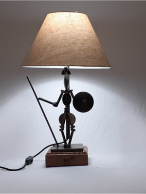 Abajur dom quixote, rústico de mesa