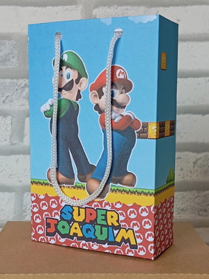 Sacolinhas personalizadas super mario