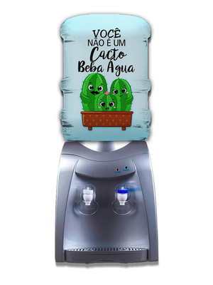 Capa de galão de água - beba àgua