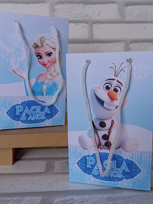Sacolinhas personalizadas frozen (ler anúncio)