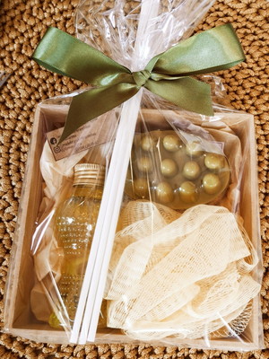 Kit elegante para o banho
