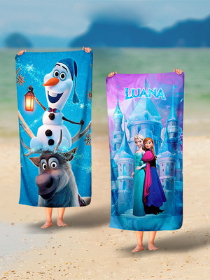 Toalha personalizada frozen